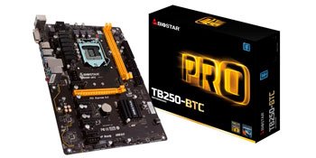 El Mejor Hardware para Mineria Ethereum 2017 59 6 GPU – Biostar Motherboard TB250-BTC