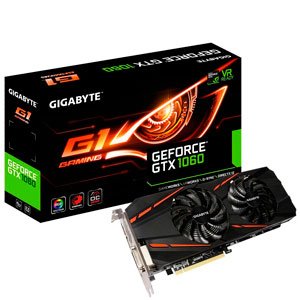 El Mejor Hardware para Mineria Ethereum 2017 46 Gigabyte Geforce GTX 1060 G1 GAMING 6GB