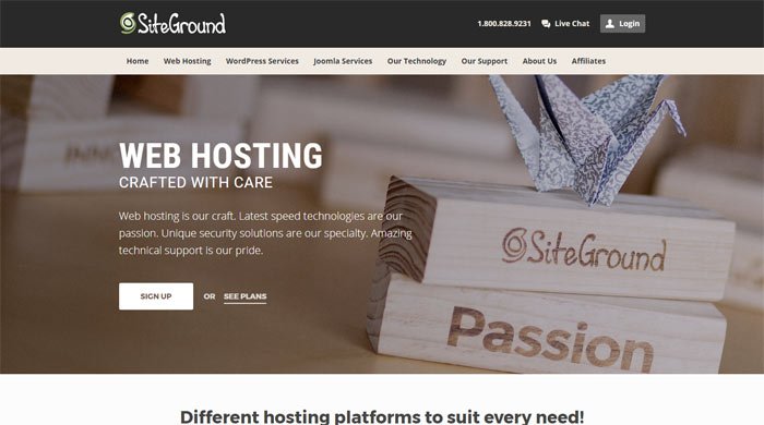 Los 10 mejores proveedores de alojamiento web 37 siteground