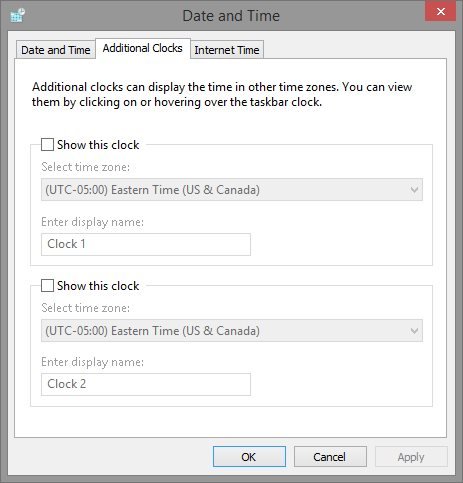 Cómo agregar relojes con diferente zona horaria en Windows 7 y 8 35 adicionales