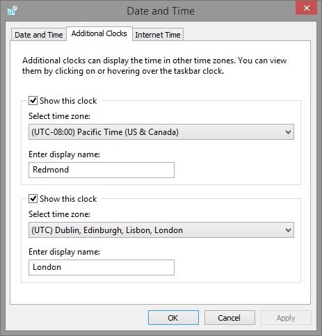 Cómo agregar relojes con diferente zona horaria en Windows 7 y 8 36 adicionales2