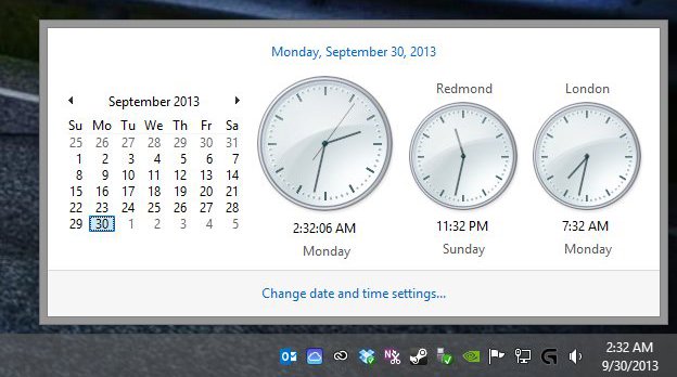 Cómo agregar relojes con diferente zona horaria en Windows 7 y 8 39 Cómo agregar relojes con diferente zona horaria en Windows
