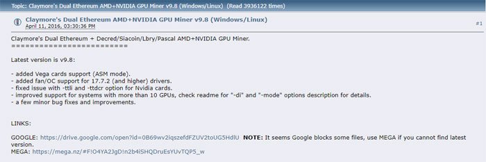 Como minar Ethereum con Claymore Dual Miner 43 claymore1