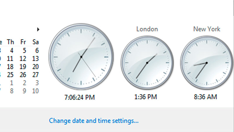 Cómo agregar relojes con diferente zona horaria en Windows