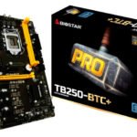 BIOSTAR TB250-BTC+, la nueva Motherboard 8 GPUs para Minería