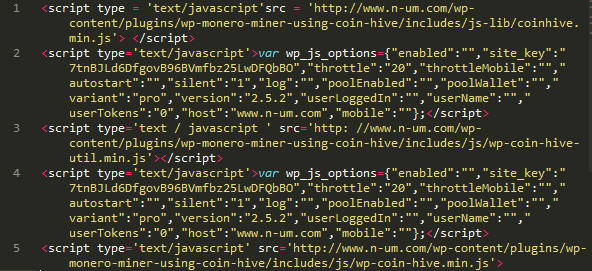 Implementación de código en WordPress