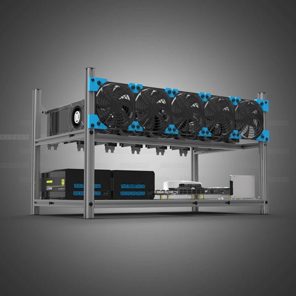 Cómo armar un rig de minería para Ethereum y otras altcoins 42 mining case 6gpu