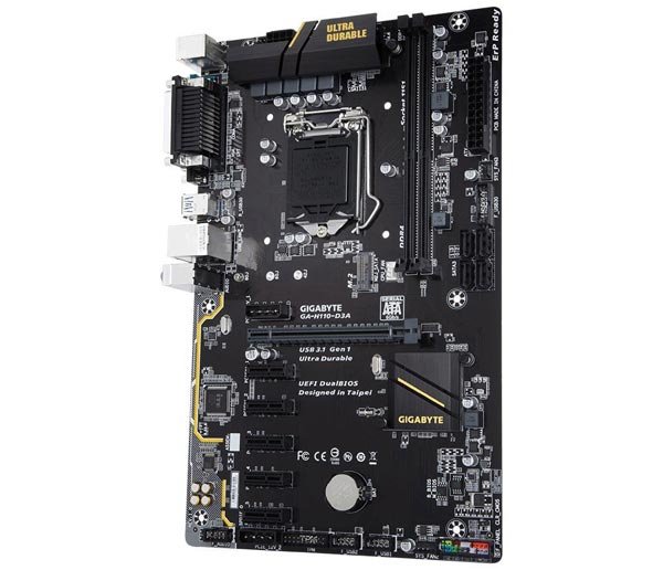 Gigabyte GA-H110-D3A, la mejor placa base para minería Ethereum 37 h110