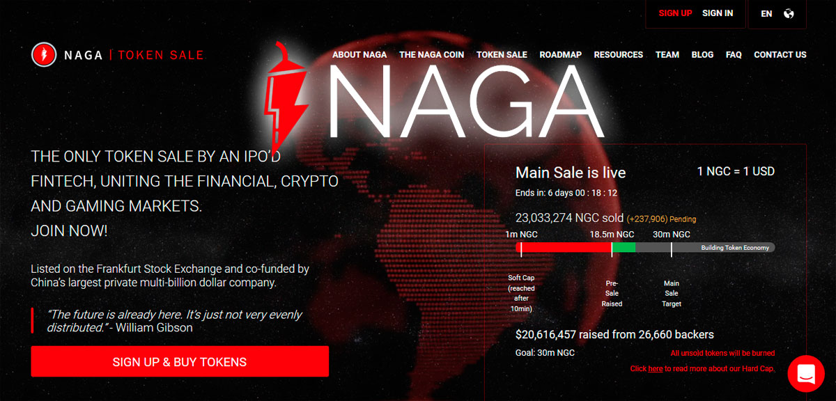 Nueva y prometedora criptodivisa NAGA Coin cerrará primera venta el 15 de diciembre