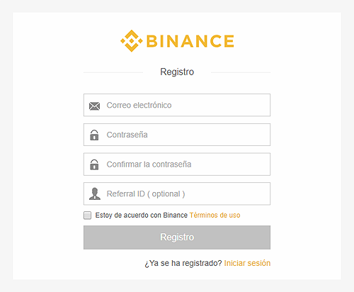binance regi