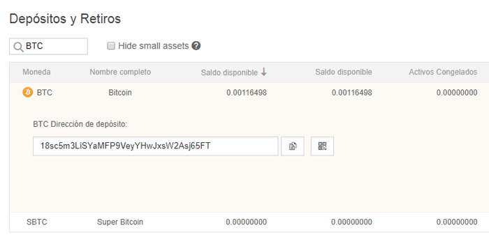 btc address