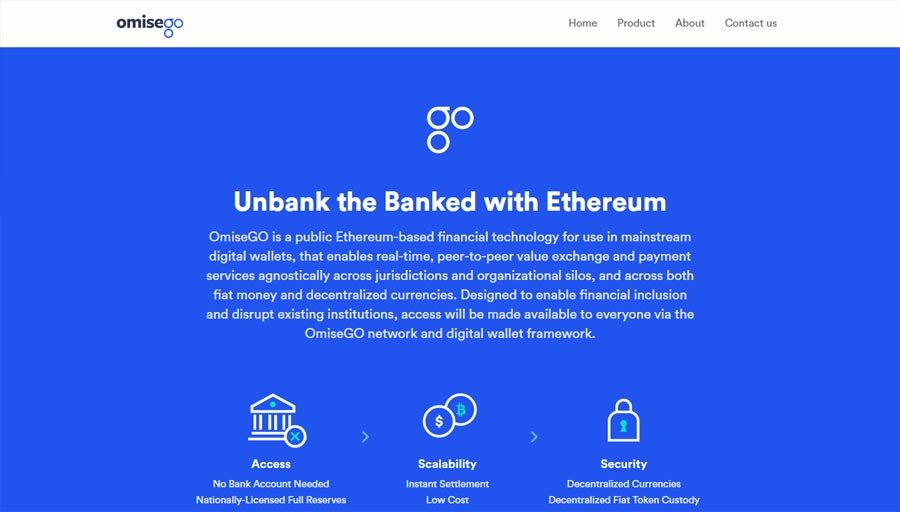 Los Tokens de Ethereum más exitosos del momento (2018) 37 omisego 1