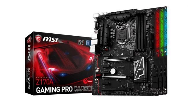 Las mejores placas base para minar criptomonedas 39 MSI Z170A Gaming Pro Carbon