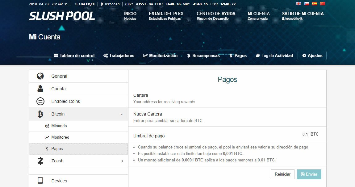 Cómo minar Bitcoins (2019) 40 slush btc