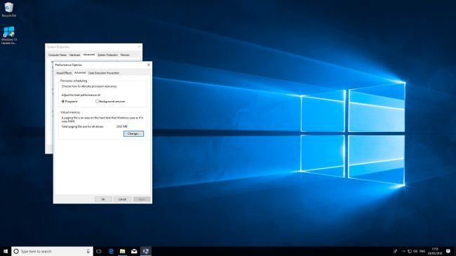 Cómo borrar, mover y modificar el tamaño del archivo pagefile.sys en Windows 10 37 3 2