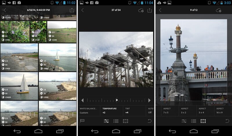 Los mejores editores de fotos para Android del momento 34 Adobe Photoshop Lightroom un excelente editor de fotos para Android