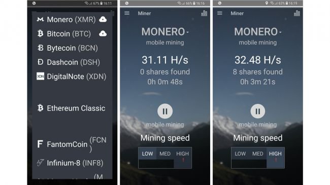 como minar criptomonedas con smartphone 4