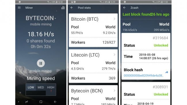 como minar criptomonedas con smartphone 6