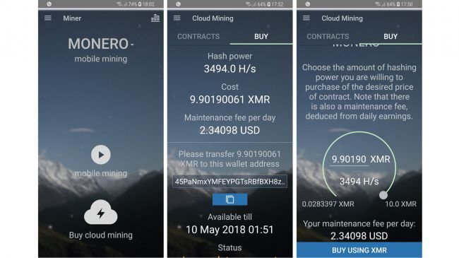 como minar criptomonedas con smartphone 8
