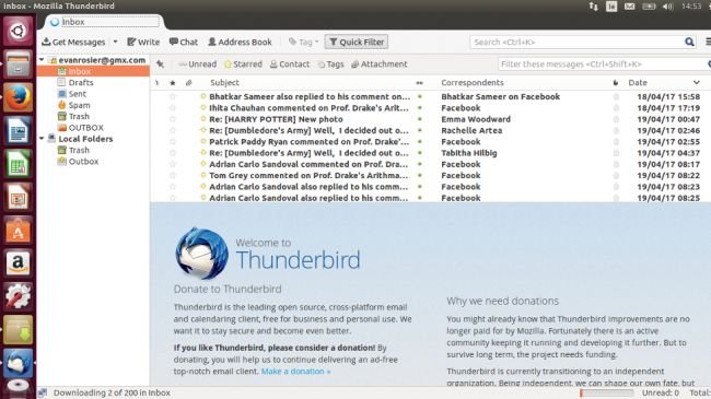 12 aplicaciones indispensables para Linux en 2019 39 l6 thunderbird