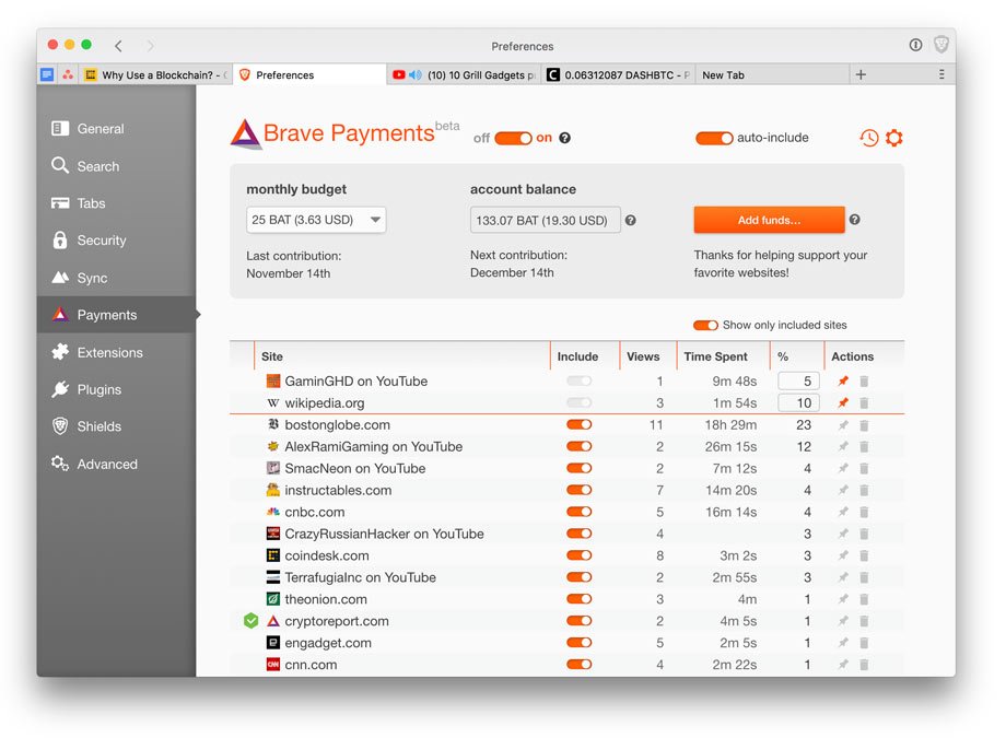 Brave Payments