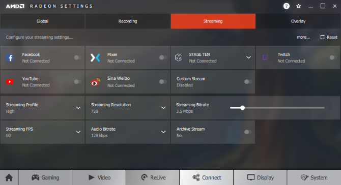 h9 amd radeon streaming