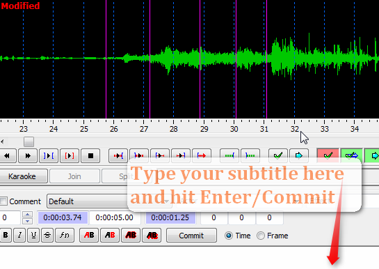 Cómo crear subtítulos SRT con cualquier editor de texto y Aegisub 46 s12