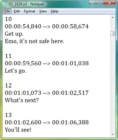 Cómo crear subtítulos SRT con cualquier editor de texto y Aegisub 36 s3