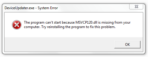 dll error