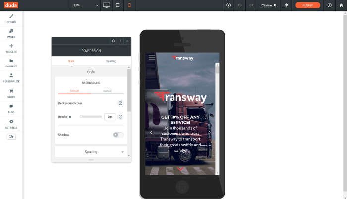 Las mejores plataformas para crear sitios web 2018 35 duda site builder