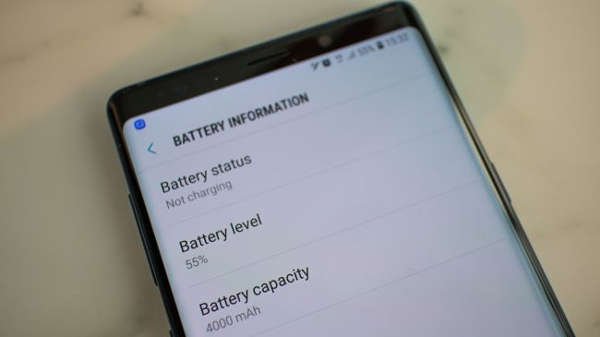 galaxy note 9 bateria monitor