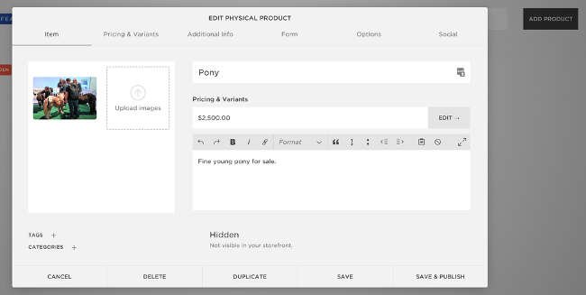 Las mejores plataformas para crear sitios web 2018 36 squarespace product