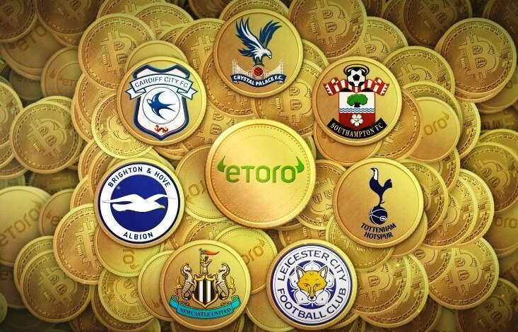 7 clubes de la Premier League se asocian con eToro para pagos de Bitcoin