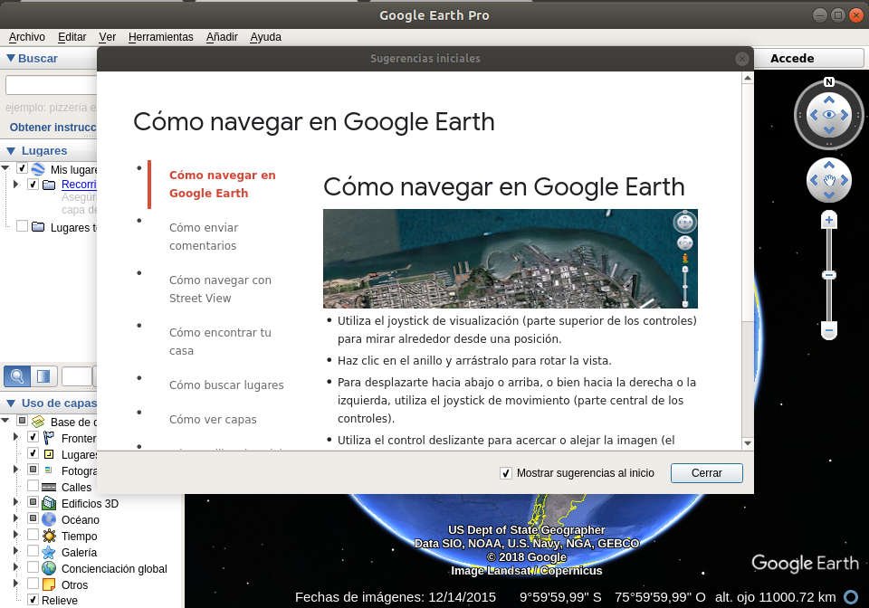Cómo instalar Google Earth en Ubuntu 18.04 36 google pro ubuntu 2