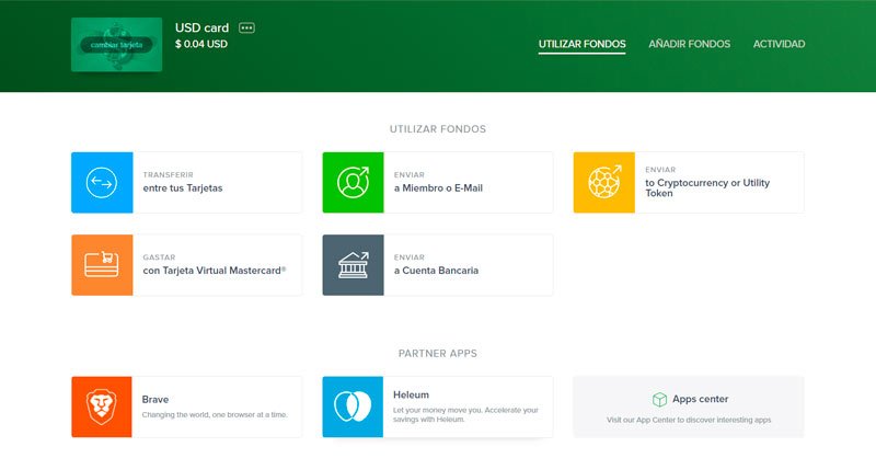 uphold dashboard