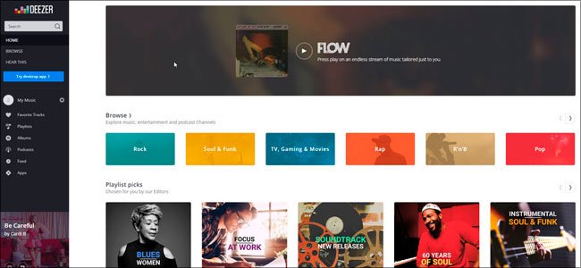 Los mejores sitios para escuchar música gratis 37 deezer1
