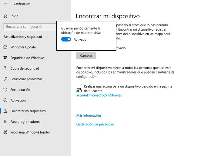 Cómo encontrar tu laptop con Windows 10 36 encontrar laptop windows3