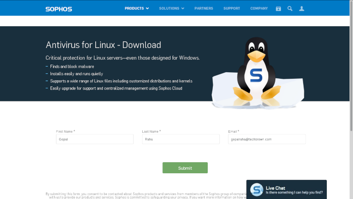 sophos antivirus para