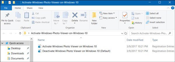 activar windows photo viewer