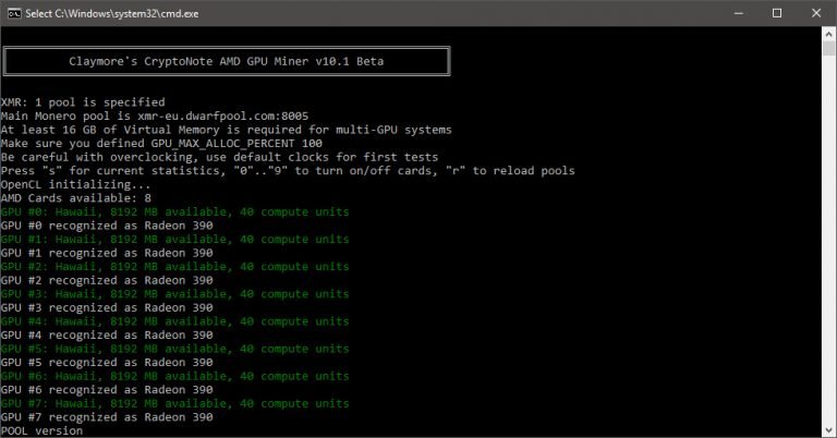 Los mejores programas para minar criptomonedas (2019) 53 claymore cryptonote amd miner 10 1