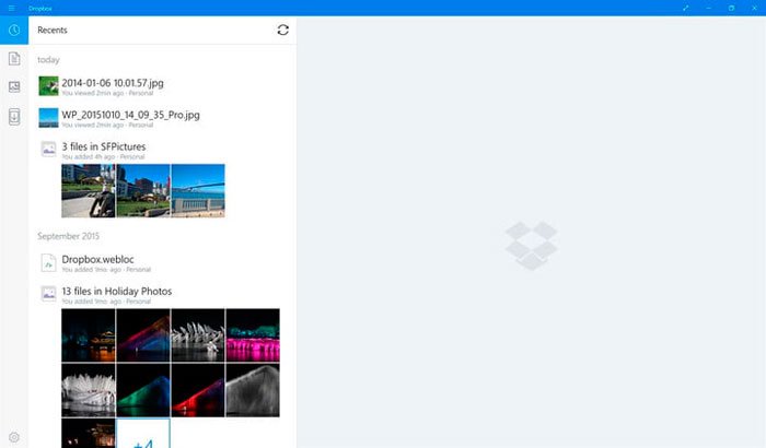 Las mejores aplicaciones para Windows 10 35 dropbox app