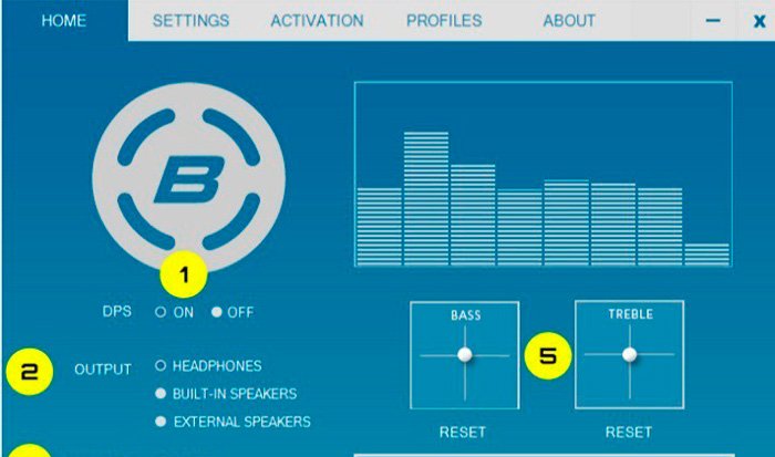 Cómo mejorar el sonido en Windows 10 40 Bongiovi DPS audio enhancer