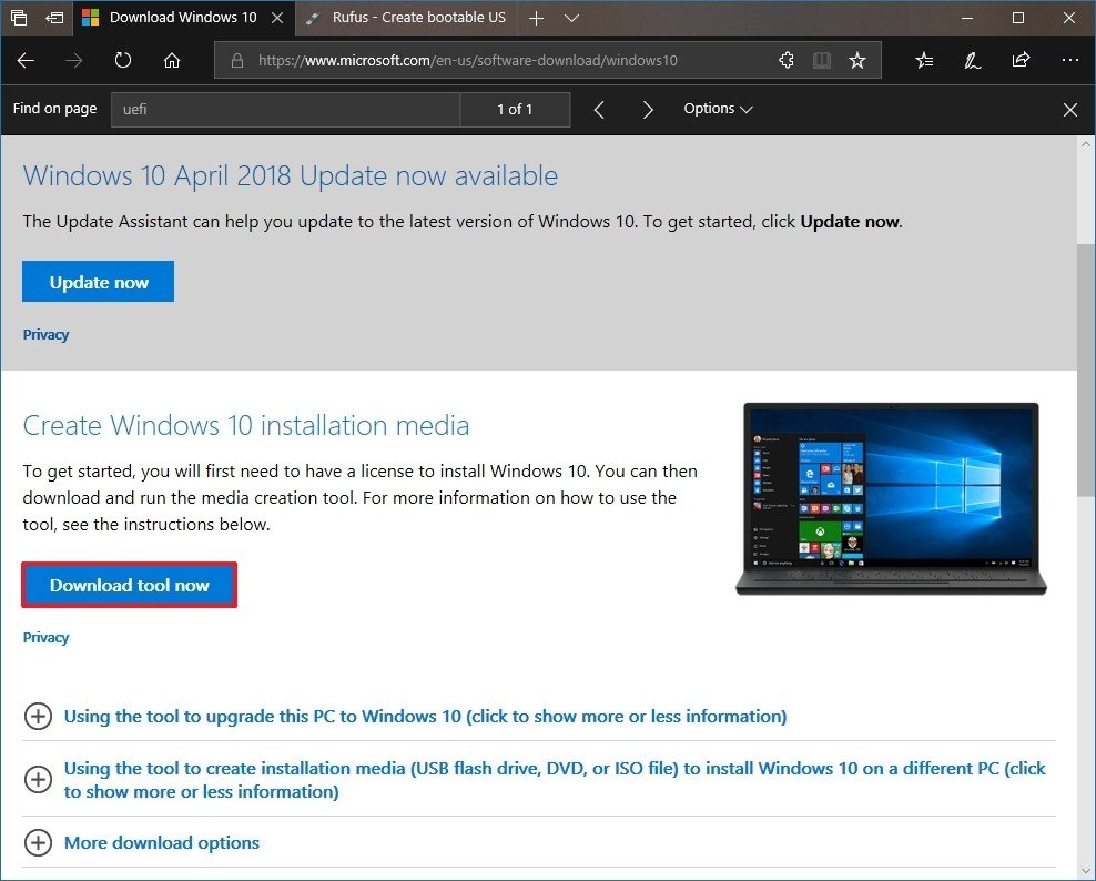Cómo corregir el código de error 0xc000000225 en Windows 10 34 download mct windows10