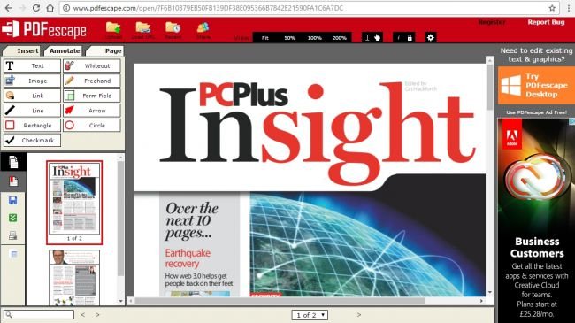 Los mejores editores PDF gratuitos 38 pdfescape