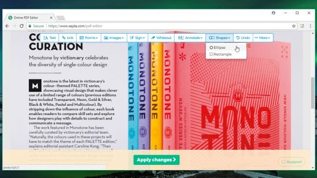 Los mejores editores PDF gratuitos 37 sedja