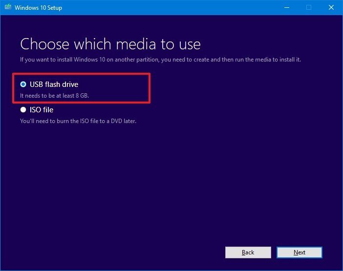 Cómo corregir el código de error 0xc000000225 en Windows 10 37 usb flash drive win10 media