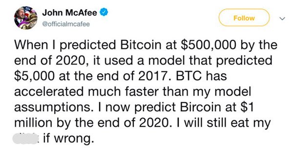 1 mcafee tweet