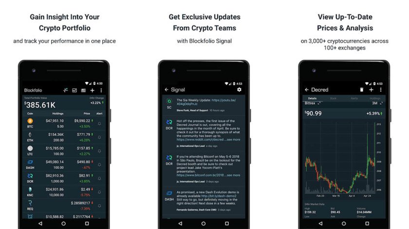 Las mejores aplicaciones de criptomonedas para Android 2019 36 Blockfolio screenshot