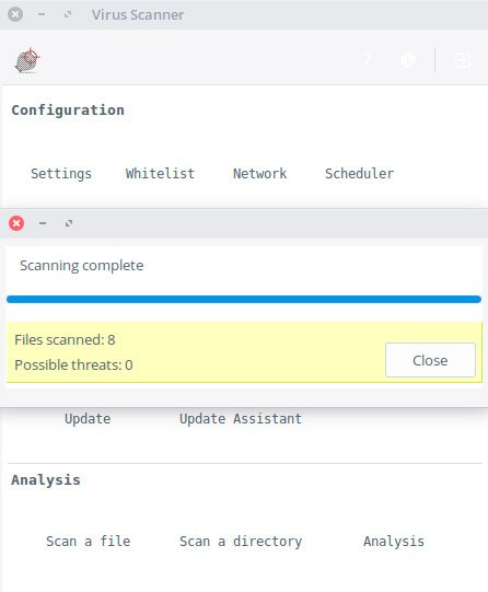 ClamAV Virus Scanner