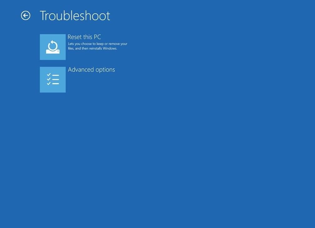 Cómo entrar en la BIOS de cualquier PC 41 troubleshoot advanced options windows 10 e1551193609433